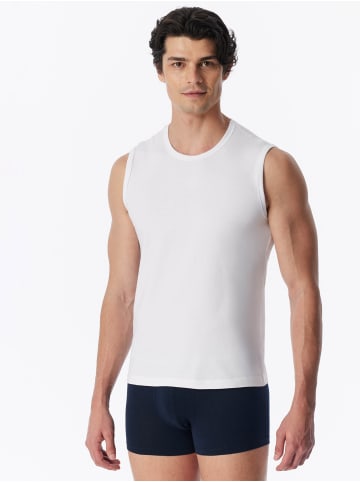 Schiesser Tank Top Uncover in Weiß