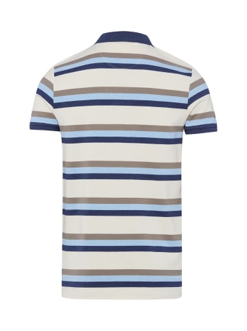 Finshley & Harding Poloshirt in indigo ecru - 0001