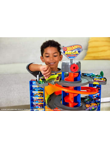 Hot Wheels City Power-Parkgarage GTT95 mit Aufzug für 60 Fahrzeuge + 1 Fahrzeug 4+