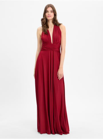 Marie Lund Kleid in bordeaux - 0002