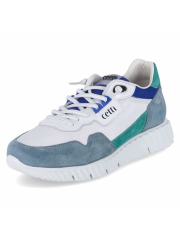 Cetti Schnürhalbschuh in blau