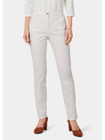 GOLDNER Leichte Baumwoll-Hose CARLA in cremeweiß