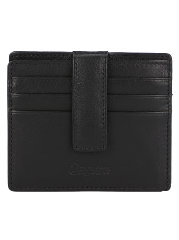 Esquire Oslo Nappa Kreditkartenetui RFID Leder 9,5 cm in schwarz