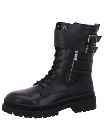 Tom Tailor Schnürstiefel  in Schwarz