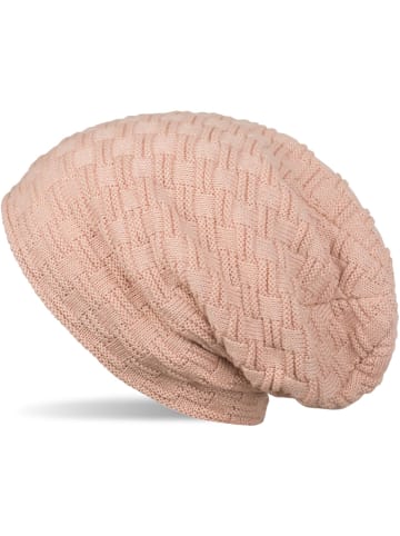 styleBREAKER Feinstrick Beanie Mütze in Altrose