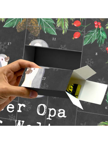 Mr. & Mrs. Panda Adventskalender Zum Befüllen Pinguin Bester Opa... in Kreidetafel