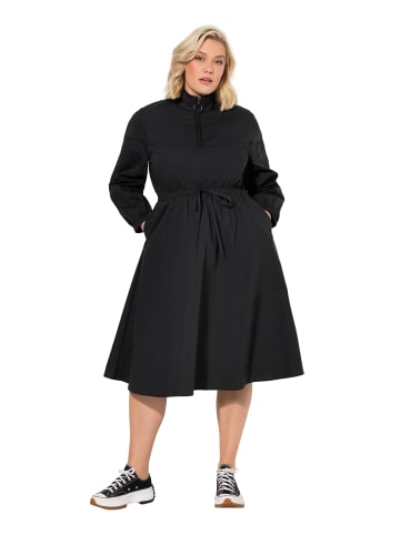 Ulla Popken Midikleid in schwarz