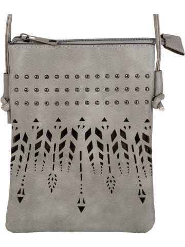 styleBREAKER Umhängetasche in Grau