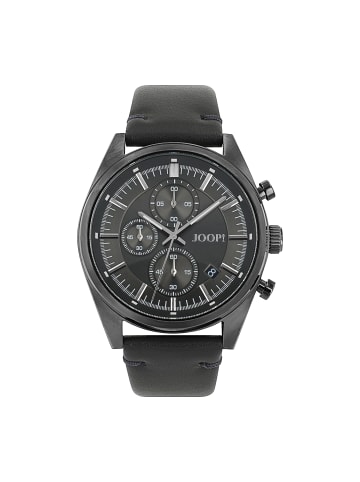 JOOP! Chronograph Leder, Edelstahl in Grau