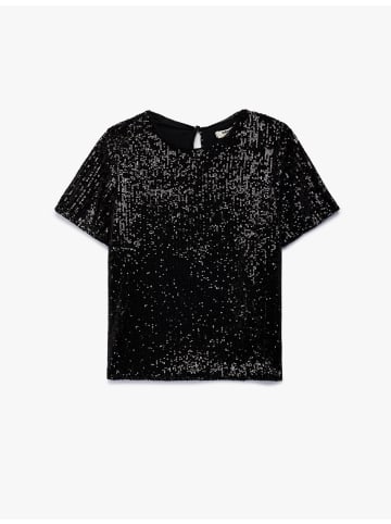 KOTON BLUSE SS in Schwarz