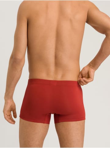 Hanro 2er-Pack Retro Boxershorts Cotton Essentials in red ochre/fresh grey