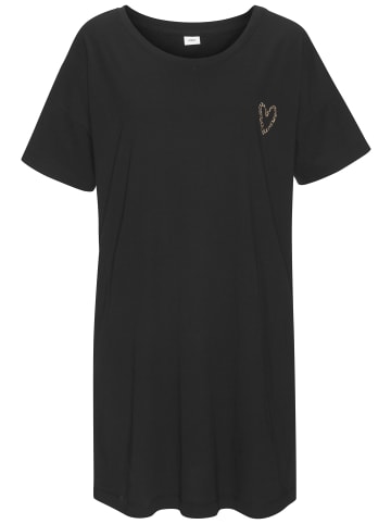 s.Oliver Nachthemd in schwarz
