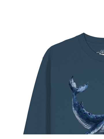 wat? Apparel Sweatshirt Wal in Petrol