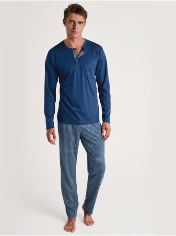 Calida Pyjama in pottery blue