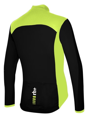 rh+ Radjacke Stylus Wind Jacket in acid lime-black
