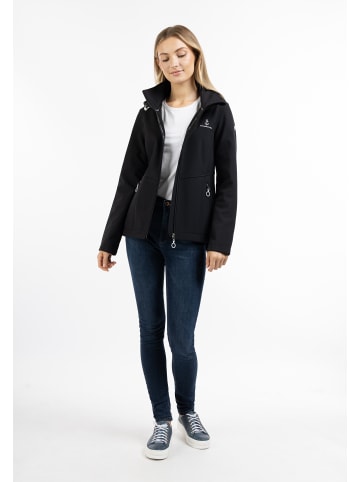 DreiMaster Maritim Softshelljacke in Schwarz