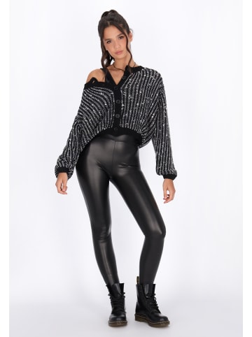 myMo ROCKS Cardigan in black multicolor