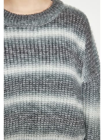 Usha Damen Strickpullover in Grau Mehrfarbig