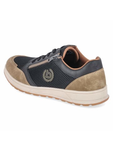 Bugatti Schnürhalbschuh in schwarz