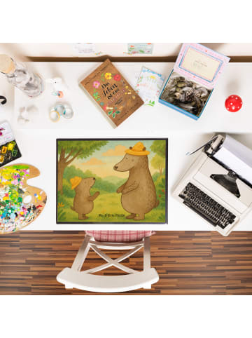 Mr. & Mrs. Panda Bastelunterlage Bären mit Hut Design ohne Spruch in Weiß