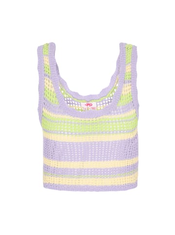 myMo Women Top in lilac multicolor