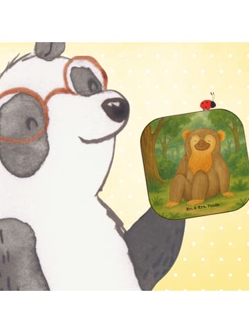 Mr. & Mrs. Panda bieruntersetzer Affe Design ohne Spruch in Weiß