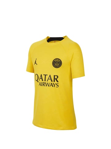 Nike Performance Trainingsshirt Paris St.-Germain Pre-Match Fourth in gelb / schwarz