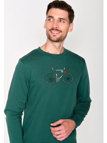 GreenBomb Sweatshirt Bike Enzo in Dschungel Grün