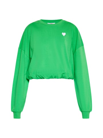 myMo Damen Sweatshirt in Grün