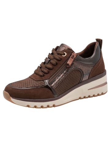 Marco Tozzi Sneaker in CHOCO COMB