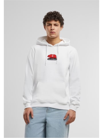 Mister Tee Hoodie "California Bear Patch Hoody" in Weiß