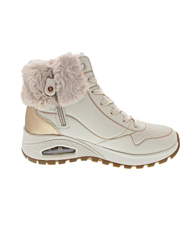 Skechers Uno Rugged-Fall Shimmer Schnürstiefel Beige