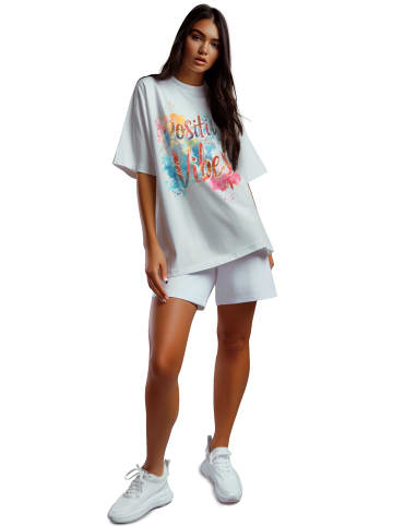 Reichstadt Reichstadt Oversized T-Shirt Damen  24RSW057 Vibrant Positivity L