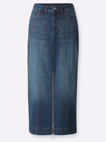 Heine Jeans-Rock in blue-stone-washed
