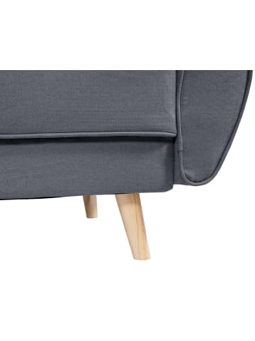 MCW 3er-Sofa J19 mit Schlaffunktion, Stoff/Textil anthrazit