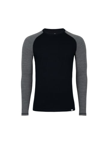 DANISH ENDURANCE Funktionsshirt Merino in black/dark grey