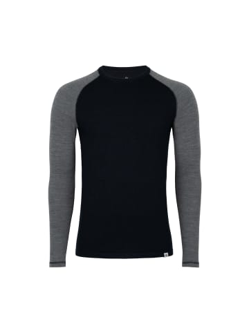 DANISH ENDURANCE Thermounterhemd Merino in black/dark grey