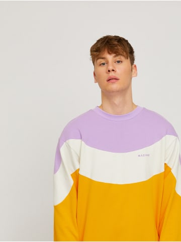 MAZINE Sweatshirt Ryder in lavender/tangerine