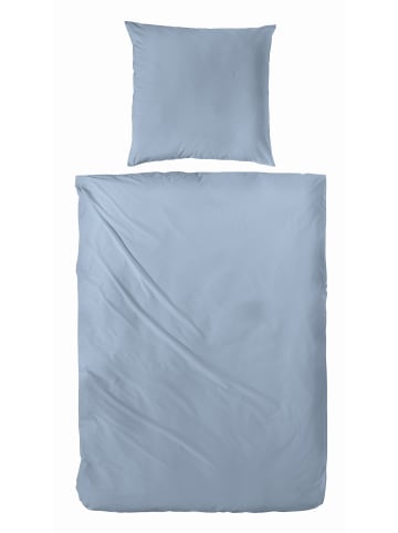 Hahn Bettwäsche Luxus Satin in rauchblau