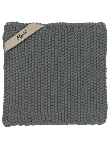 IB Laursen Topflappen Mynte gestrickt in moosgrün