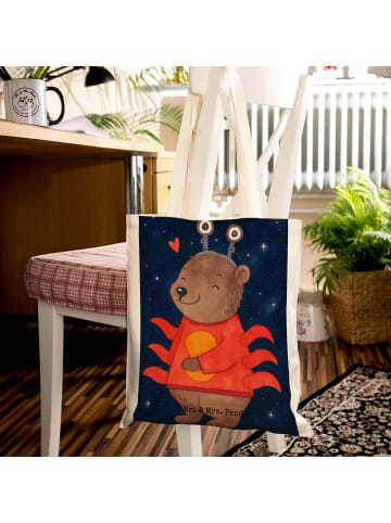 Mr. & Mrs. Panda Beutel Krebs Astrologie Design ohne Spruch in Weiß