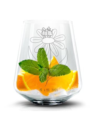Mr. & Mrs. Panda Blümchentail Glas Hummel Blume ohne Spruch in Transparent