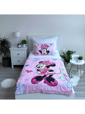 Disney Minnie Mouse Disney Minnie Mouse Babybettwäsche 100x135 + 40x60 cm 100 % in Mehrfarbig