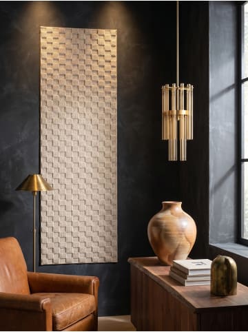 KADIMA DESIGN Flachgewebe-Teppich Schachbrett Grafisch Modern Pflegeleicht in Beige