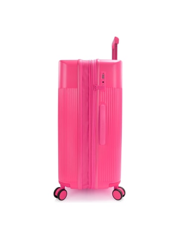 Heys HiLite 4 Rollen Trolley L 74 cm mit Dehnfalte in flamingo pink