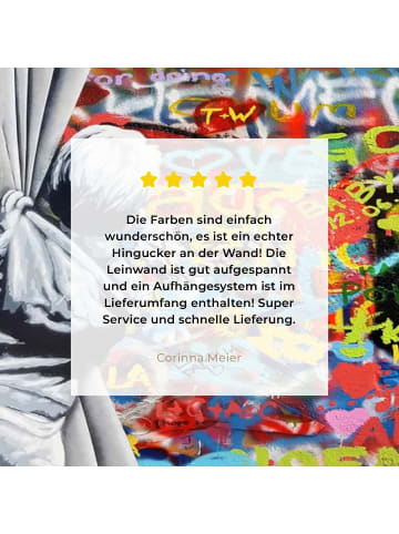 MuchoWow Leinwand bilder Street Art (BxH)