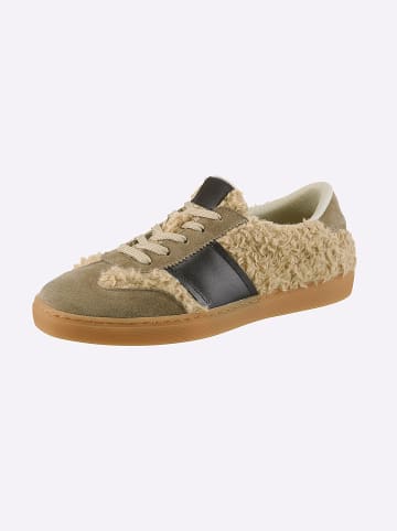Heine Sneaker in beige-schwarz
