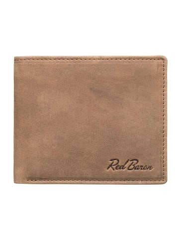 Red Baron Portemonnaie in Braun - (L) 12 x (B) 10 cm