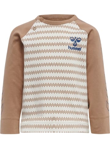 Hummel Shirt "Hmldesmond T-Shirt L/S" in Braun