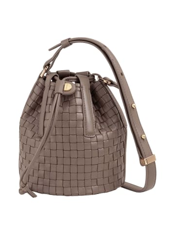 DuDu Filicudi Beuteltasche Leder 14 cm taupe